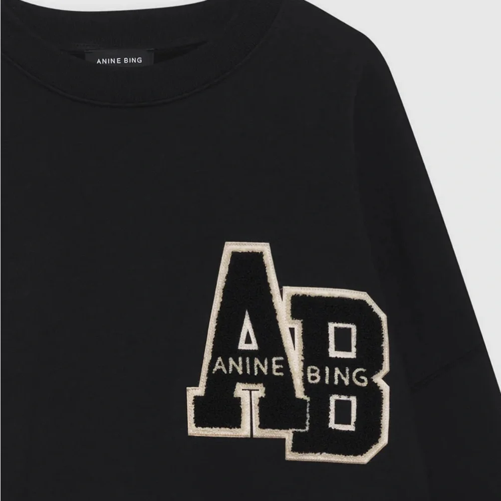 Anine Bing Black Crew Neck Sweater - Picture 4 of 7